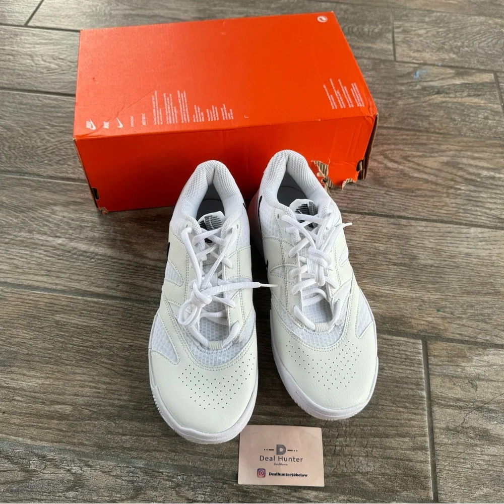 Brand New Nike Court Lite 4 “White/Black” Women’s Workout Shoes FD6575 100_7